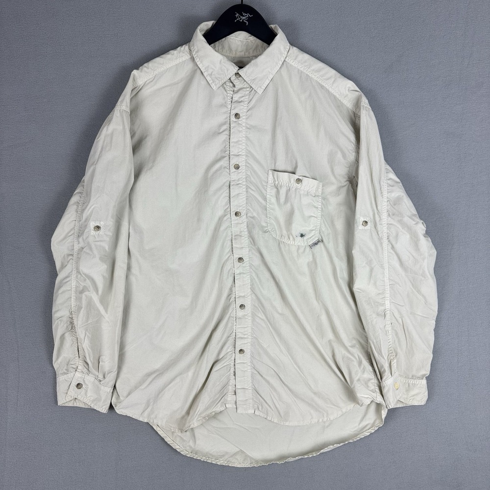 Vintage Gramicci Button Up Shirt Utility Mens XL USA Hiking Outdoor Casual